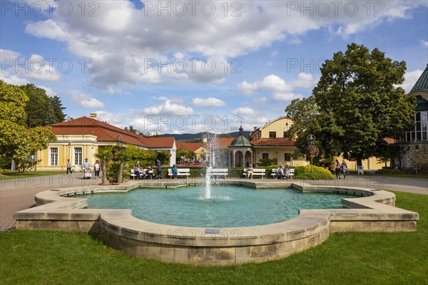 Presidential fountain in the spa park