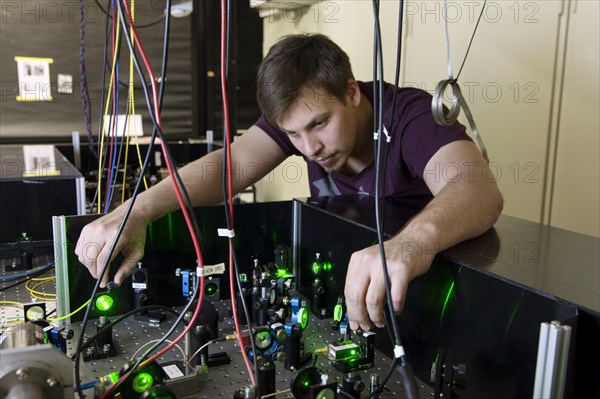 Laser laboratory of experimental physics at Heinrich Heine University Duesseldorf