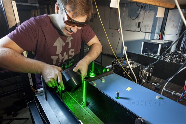 Laser laboratory of experimental physics at Heinrich Heine University Duesseldorf