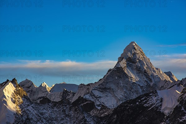 Ama Dablam 6812 m in the evening light