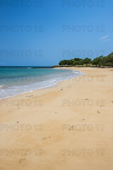 Beach Praia dos Tamarindos in northern Sao Tome