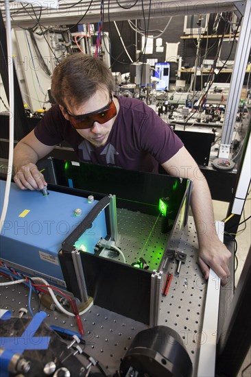 Laser laboratory of experimental physics at Heinrich Heine University Duesseldorf