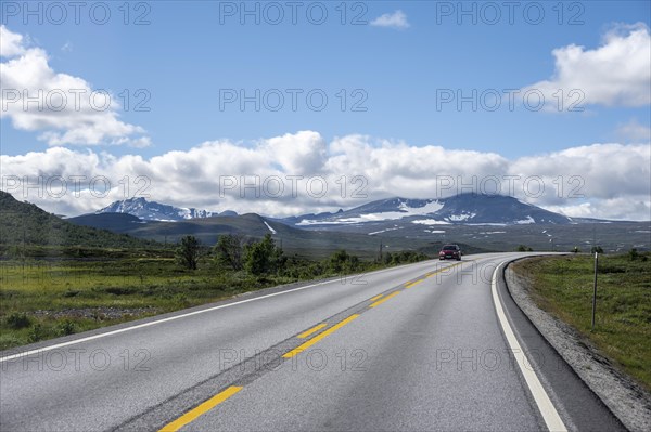 Road through tundra