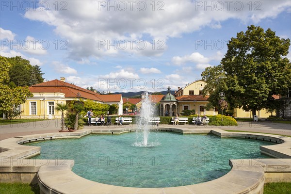 Presidential fountain in the spa park