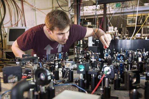 Laser laboratory of experimental physics at Heinrich Heine University Duesseldorf