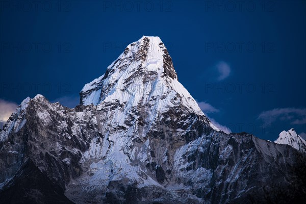 Ama Dablam 6812 m in the evening light