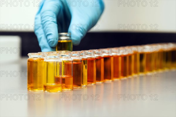 Samples in the laboratory at the Institute of Pharmacy and Medicinal Chemistry