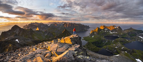 Hiker at the summit