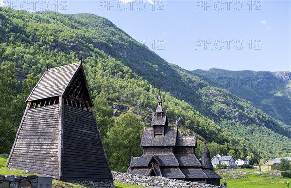 Borgund Stave Church and Bell Tower