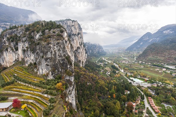 View from the ruins of Arco Castle