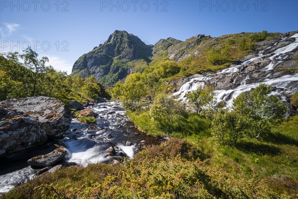 Waterfall near Sorvagen