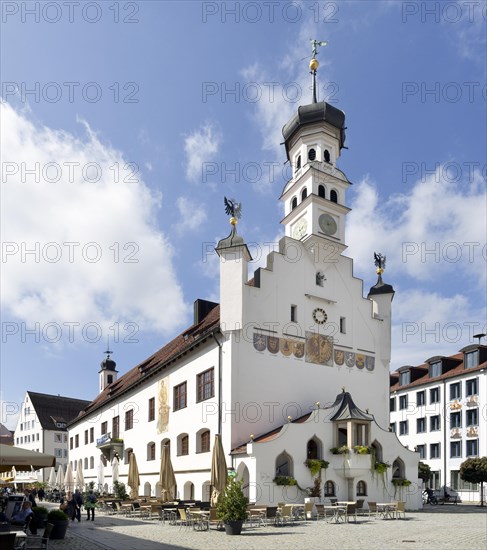 Historic town hall with granary