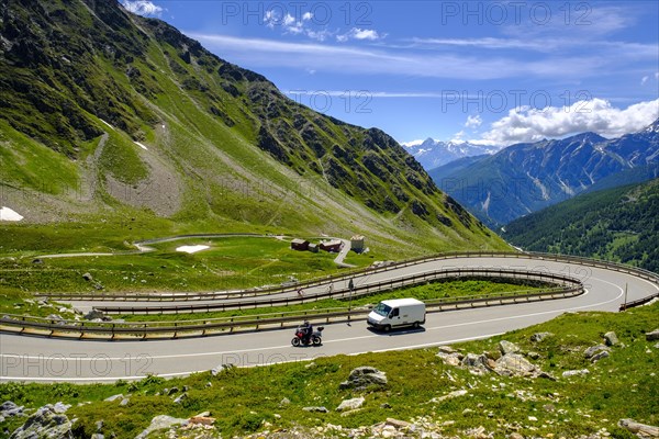 Road to the Great Saint Bernard Pass