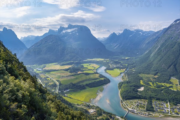 View from Rampestreken viewing platform