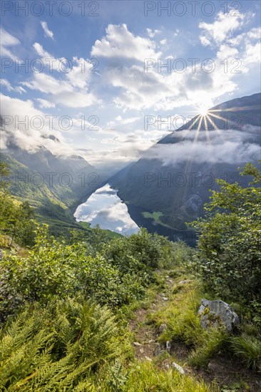 View from the hiking trail Rimstig