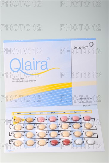 Contraceptive pill Qlaira of the company Jenapharm