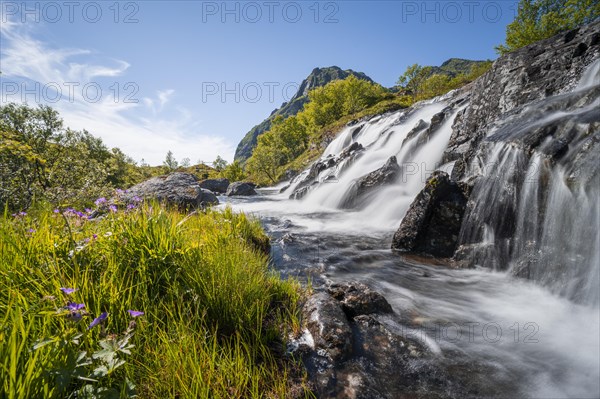 Waterfall near Sorvagen