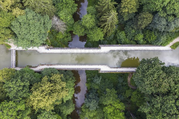 Bridge canal from above