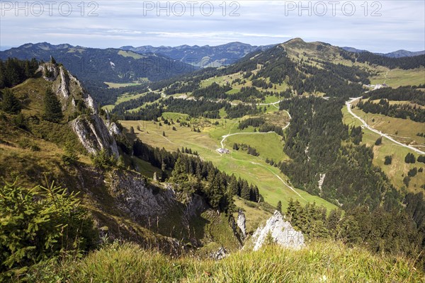 View from Besler to Grasgehren