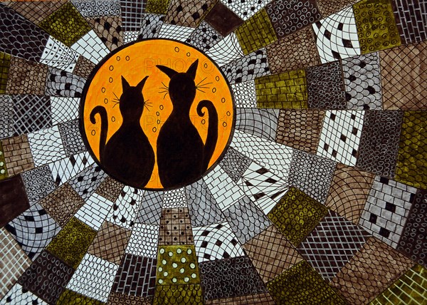 Two cats