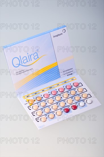 Contraceptive pill Qlaira of the company Jenapharm