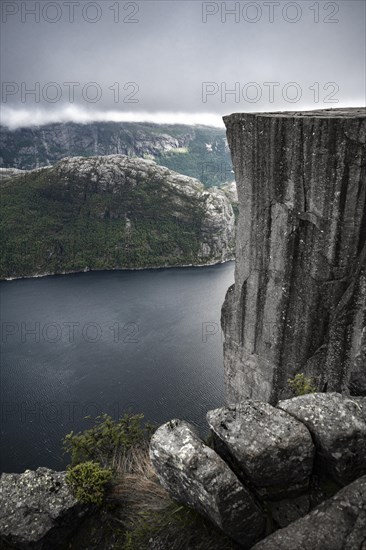 Steep cliff