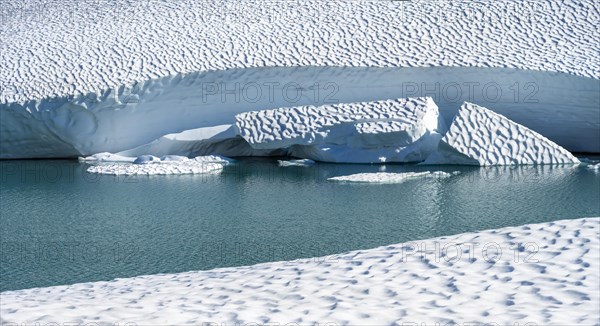 Snow and ice on the Norwegian Landscape Route