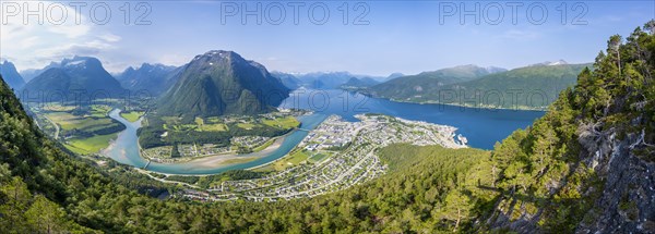 View from Rampestreken viewing platform