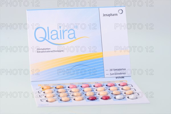 Contraceptive pill Qlaira of the company Jenapharm