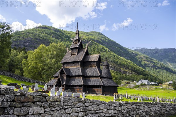 Borgund Stave Church and cemetery