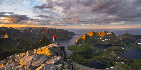 Hiker at the summit