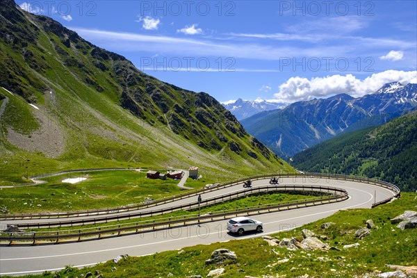 Road to the Great Saint Bernard Pass