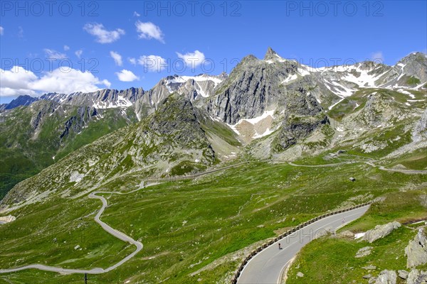 Road to the Great Saint Bernard Pass