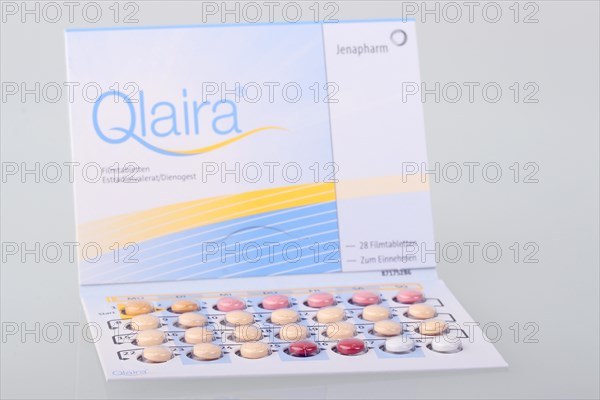 Contraceptive pill Qlaira of the company Jenapharm