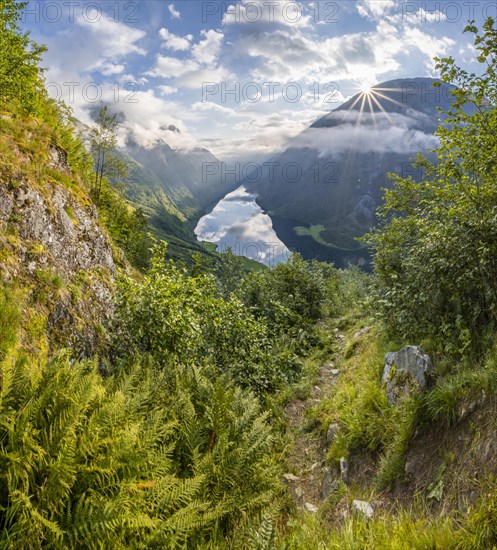 View from the hiking trail Rimstig