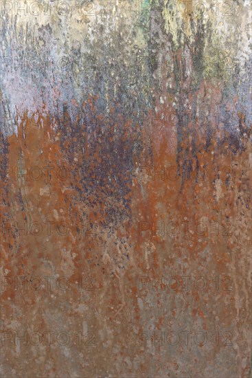 Weathered copper plate