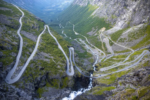 Hairpin bends on Trollstigen Road