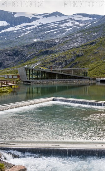 Trollstigen Kafe and Stigfossen River