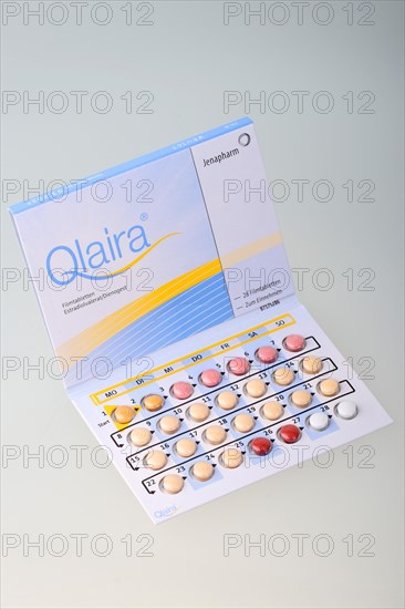 Contraceptive pill Qlaira of the company Jenapharm