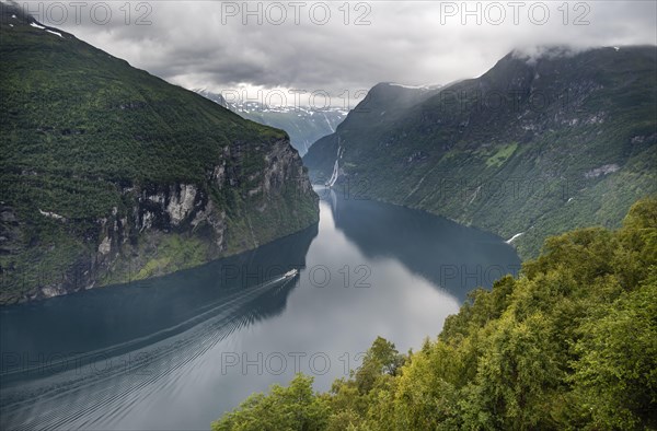 View at Ornesvingen viewpoint