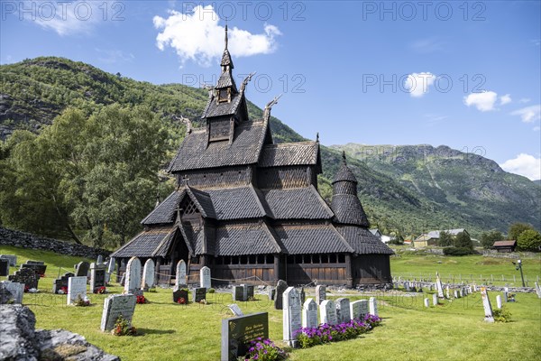 Borgund Stave Church and cemetery