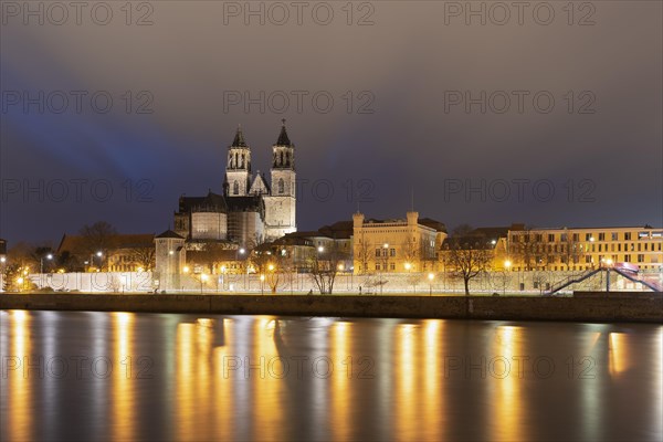 Storm clouds over Magdeburg Cathedral