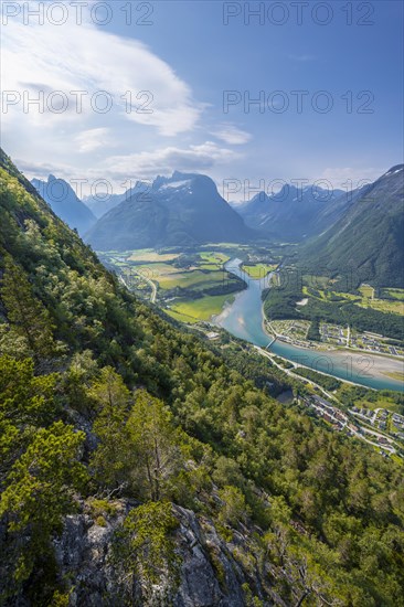 View from Rampestreken viewing platform