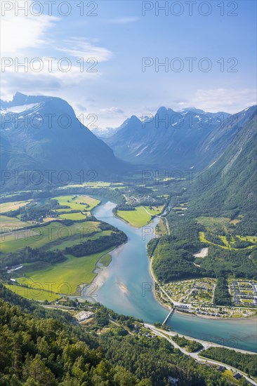 View from Rampestreken viewing platform