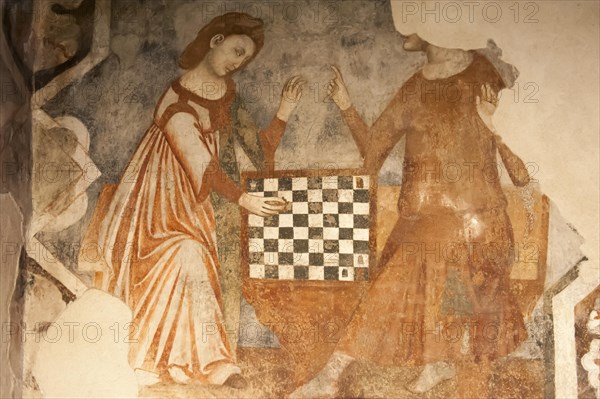 Medieval fresco