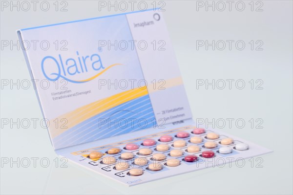 Contraceptive pill Qlaira of the company Jenapharm