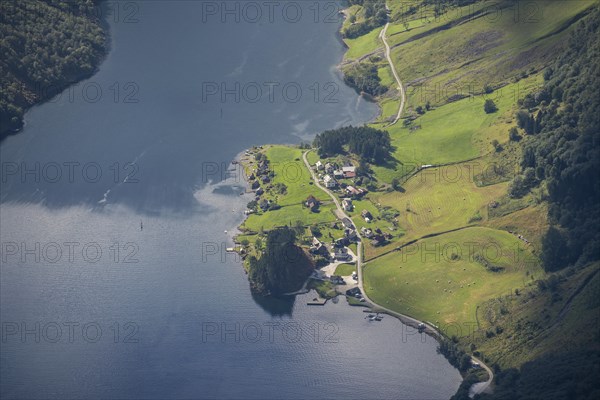 Top view of the village