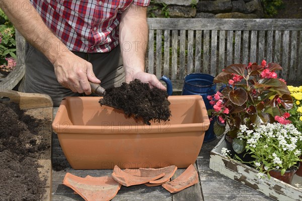 Planting plant container