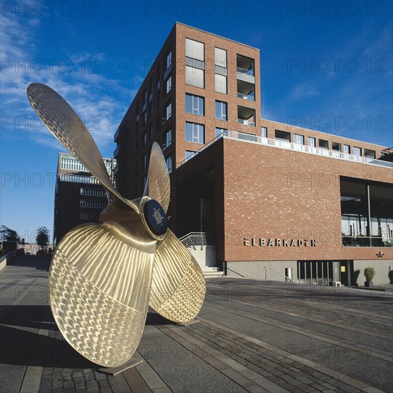 Elbarkaden in the HafenCity of Hamburg