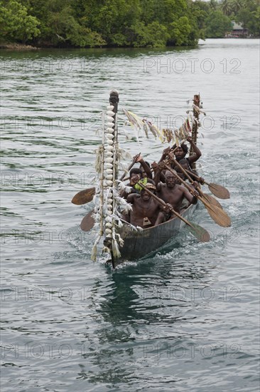 Telina Island locals greet visitors